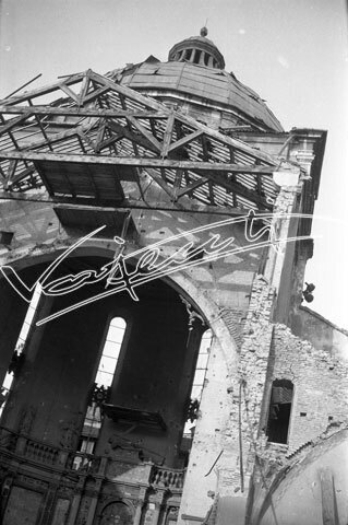 Cattedrale di Vicenza : Restauro 1945-1950. pellicola - negativo bianco e nero fto mm 60x90