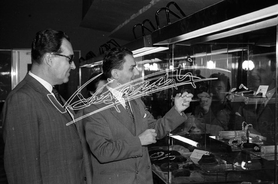 Fiera Campionaria di Vicenza 1955. Pellicola - negativo bianco e nero f.to mm 24X36