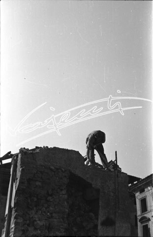 Cattedrale di Vicenza : Restauro 1945-1950. pellicola - negativo bianco e nero fto mm 24X36