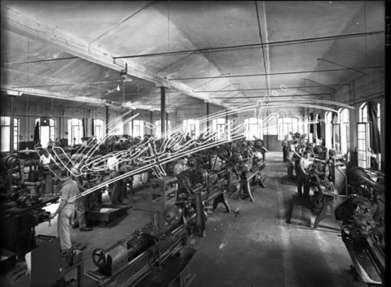 Isotta Fraschini. lastra di vetro - negativo bianco e nero fto mm 180x240