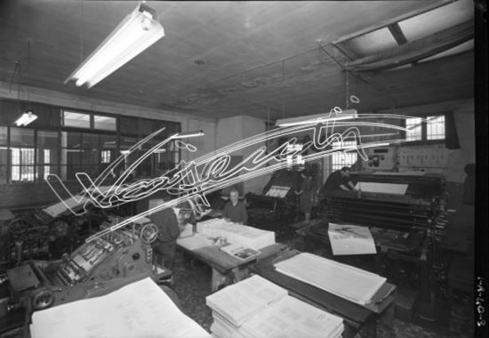 Il Giornale di Vicenza : Tipografia. pellicola - negativo bianco e nero fto mm 130x180