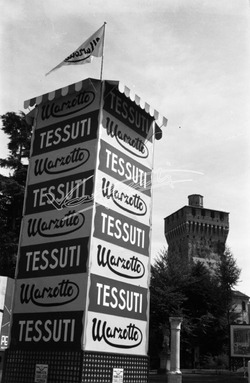 Fiera Campionaria di Vicenza 1950 Cartellone pubblicitario Marzotto