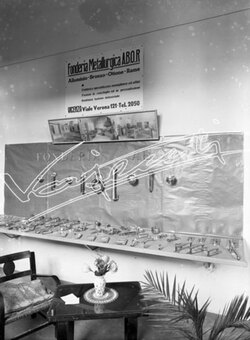 Fiera Campionaria di Vicenza 1948 Stand Fonderia Metallurgica A.B.O.R. Fiera Campionaria di Vicenza 1948 Stand Fonderia Metallurgica A.B.O.R.