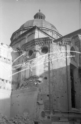 Cattedrale di Vicenza : Restauro 1945-1950. pellicola - negativo bianco e nero fto mm 60x90