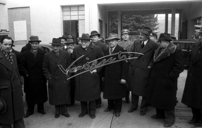Fiera Campionaria di Vicenza 1948 On. Antonio Cavalli Visita alle industrie Vicentine
