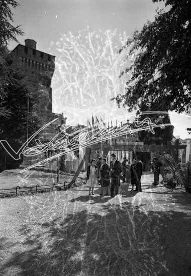 Fiera Campionaria di Vicenza 1959: Ingresso. Pellicola - negativo bianco e nero f.to mm 90X120