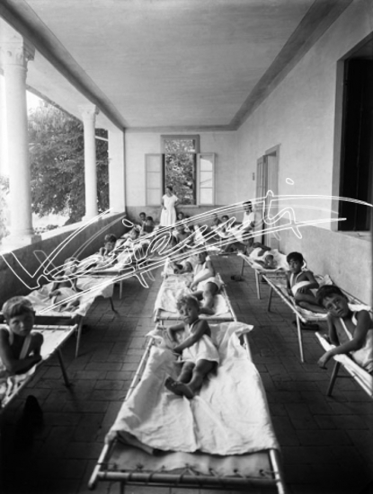 Casa del Sole. lastra di vetro - negativo bianco e nero fto mm 180x240