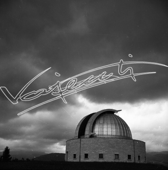 Osservatorio Astronomico di Asiago. Pellicola - negativo bianco e nero fto mm 60x60