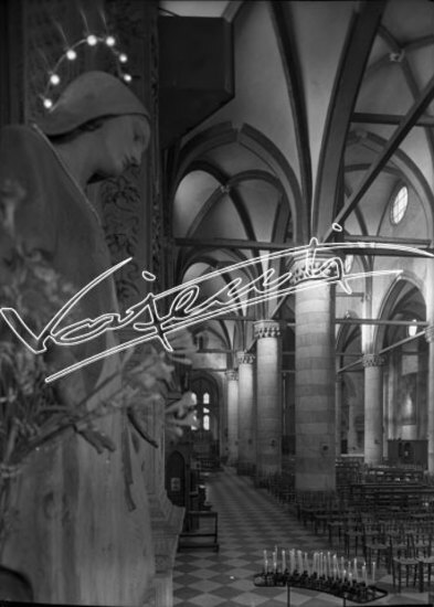 Chiesa di San Lorenzo. lastra di vetro - negativo bianco e nero fto mm 130x180
