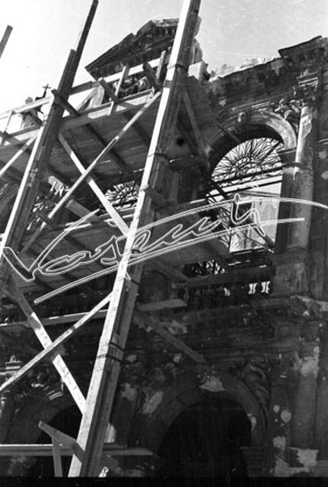 Chiesa di San Vincenzo : Restauro 1947. pellicola-negativo bianco e nero-24X36