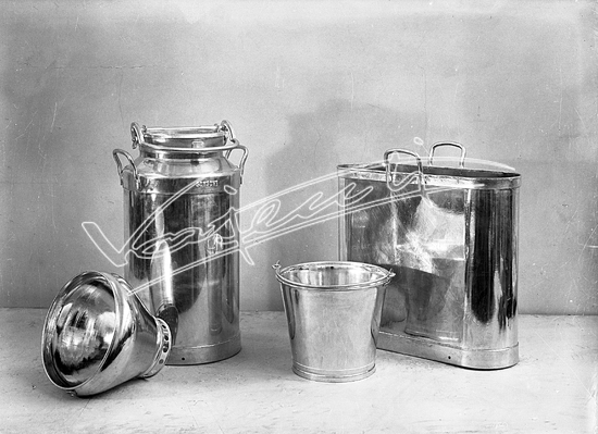 Smalteria Metallurgica Veneta. Lastra in vetro B&N f.to cm 13x18