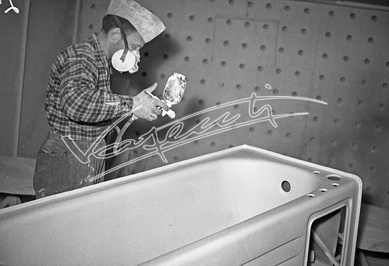 Smalteria Metallurgica Veneta. Pellicola - negativo bianco e nero - f.to mm 60x90