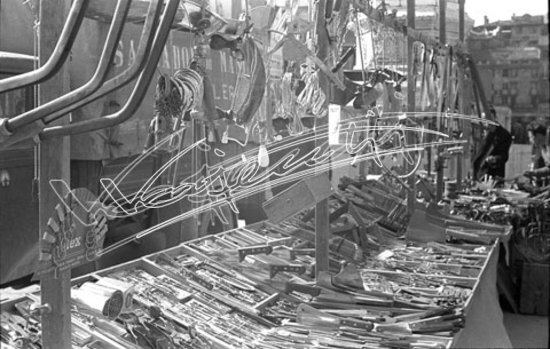 Piazza dei Signori. pellicola - negativo bianco e nero fto mm 24X36