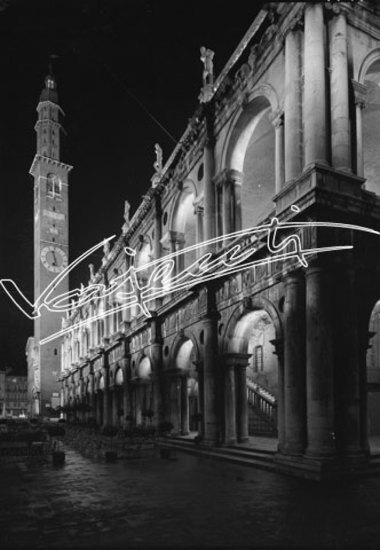 Basilica Palladiana. pellicola - negativo bianco e nero fto mm 130x180