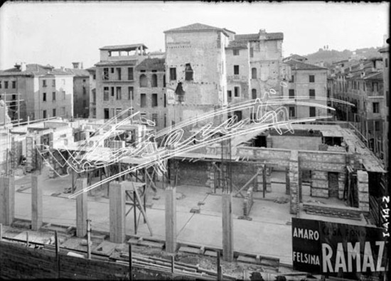 Regie Poste e Telegrafi. lastra di vetro - negativo bianco e nero fto mm 130x180
