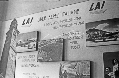 Fiera Campionaria di Vicenza 1948 Linee Aeree Italiane LAI Fiera Campionaria di Vicenza 1948 Linee Aeree Italiane LAI
