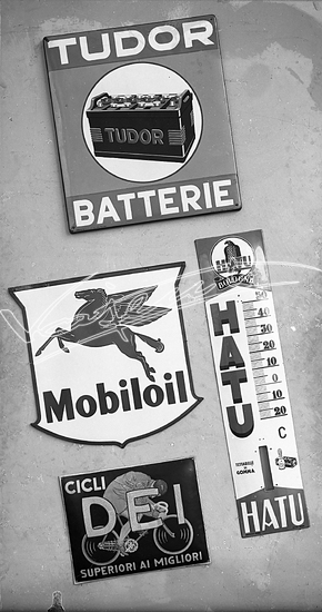 Smalteria Metallurgica Veneta. Lastra in vetro B&N f.to cm 13x18