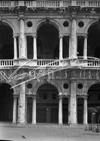 Basilica Palladiana. pellicola - negativo bianco e nero fto mm 130x180