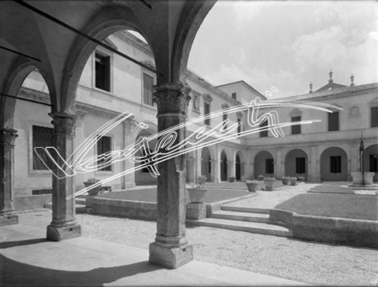 Vescovado. lastra di vetro - negativo bianco e nero fto mm 180x240