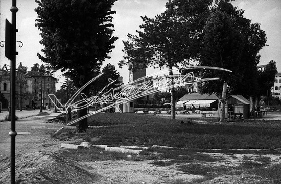 Vicenza: Campo Marzo. Pellicola - negativo bianco e nero f.to mm 24X36