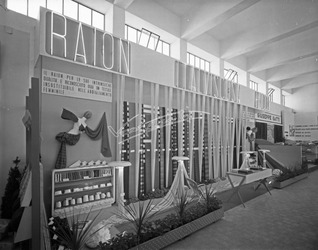 Fiera Campionaria di Vicenza 1949 Stand Italviscosa Fiera Campionaria di Vicenza 1949 Stand Italviscosa