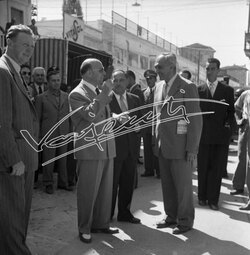 Fiera Campionaria di Vicenza 1954 Mario Scelba Ministro 