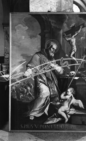 San Pio Quinto : Costantino Pasqualotto. lastra di vetro - negativo bianco e nero fto mm 130x180