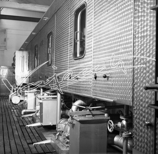 Demanio Acque di Recoaro. Pellicola - negativo bianco e nero - f.to mm 60x60