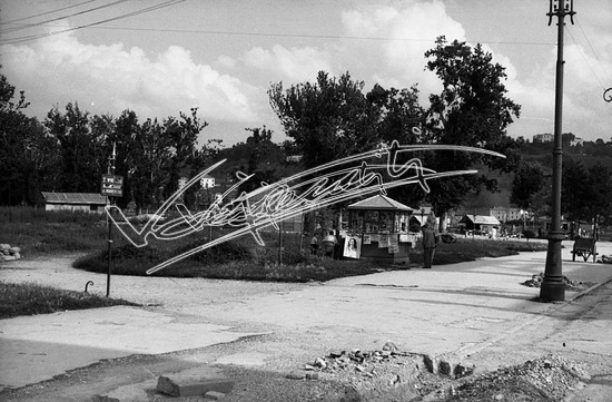 Vicenza: Campo Marzo. Pellicola - negativo bianco e nero f.to mm 24X36