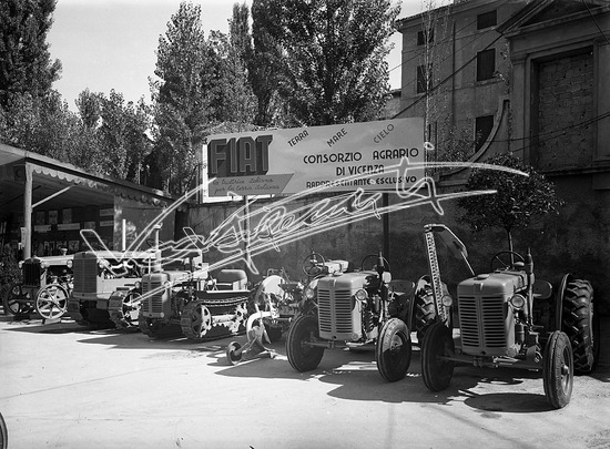 Fiera Campionaria di Vicenza 1949 : Consorzio Agrario di Vicenza. lastra di vetro - negativo bianco e nero fto mm 180x240