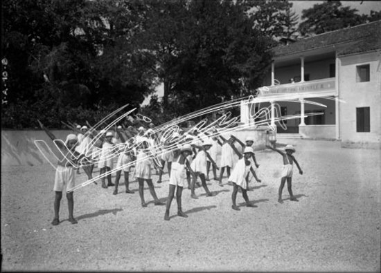 Casa del Sole. lastra di vetro - negativo bianco e nero fto mm 130x180
