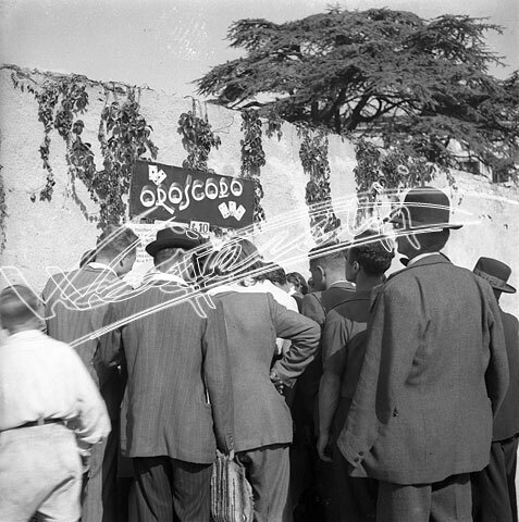 Fiera Campionaria di Vicenza 1946 : Campo Marzo. pellicola - negativo bianco e nero fto mm 60X60
