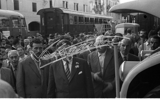 Fiera Campionaria di Vicenza 1948 : Inaugurazione. Pellicola - negativo bianco e nero f.to mm 24X36
