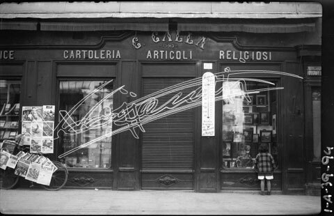 G.Galla libreria Editrice : "Canton de Galla". pellicola - negativo bianco e nero fto mm 60x80