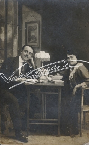 Vajenti - La storia. cartoncino fto 80x130 mm stampa fotografica bianconero