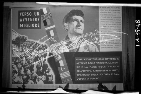 Mostra ERP in Basilica : Piano Marshall. pellicola - negativo bianco e nero fto mm 60x80