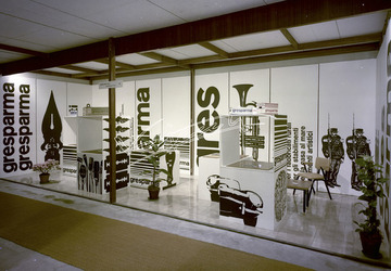 Fiera di Vicenza 1967 Salone Internazionale della Ceramica Stand Gresparma Fiera di Vicenza 1967 Salone Internazionale della Ceramica Stand Gresparma