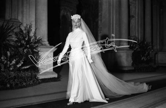 Fiera Campionaria di Vicenza 1951: Alta Moda al Teatro Olimpico. Pellicola - negativo bianco e nero f.to mm 60x90