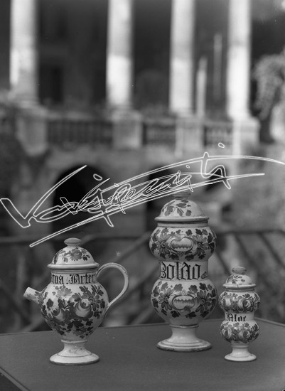 Fiera Campionaria di Vicenza 1965: Ceramiche. Pellicola - negativo colori f.to mm 90X120