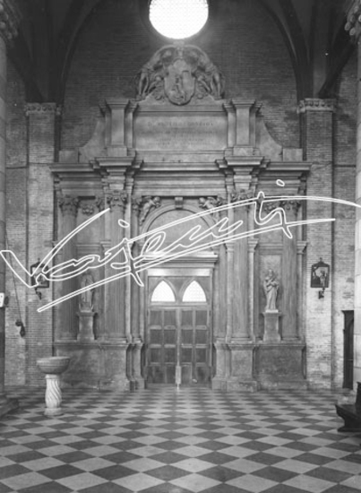 Chiesa di San Lorenzo. lastra di vetro - negativo bianco e nero fto mm 180x240