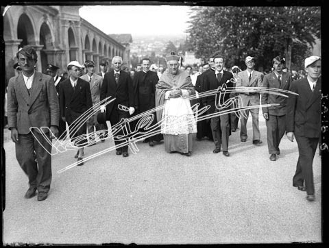 Vescovo Rodolfi. lastra di vetro - negativo bianco e nero fto mm 90x120