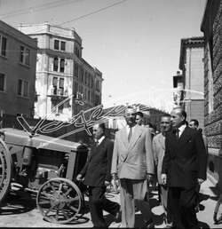 Fiera Campionaria di Vicenza 1946 Pietro Campilli Ministro Consorzio Agrario di Vicenza Fiera Campionaria di Vicenza 1946 Pietro Campilli Ministro Consorzio Agrario di Vicenza