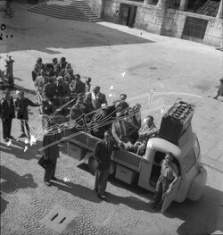 Fiera Campionaria di Vicenza 1946 Motocarro elettrico Fiamm