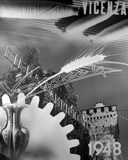 Fiera Campionaria di Vicenza 1948 Manifesto Fiera Campionaria di Vicenza 1948 Manifesto