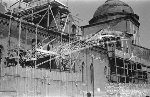 Cattedrale di Vicenza : Restauro 1945-1950. pellicola - negativo bianco e nero fto mm 24X36