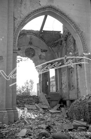 Cattedrale di Vicenza : Restauro 1945-1950. pellicola - negativo bianco e nero fto mm 60x90