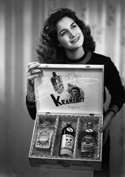 Anna Maria Bugliari Miss Italia 1950 51 Distilleria Fratelli Rossi di Asiago