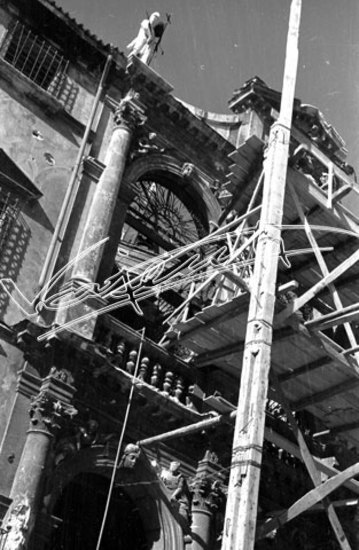 Chiesa di San Vincenzo : Restauro 1947. pellicola-negativo bianco e nero-24X36