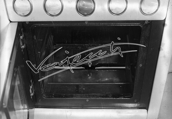 Smalteria Metallurgica Veneta. Lastra di vetro - negativo bianco e nero f.to mm 130X180