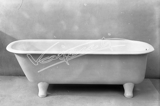 Smalteria Metallurgica Veneta. Lastra in vetro B&N f.to cm 13x18